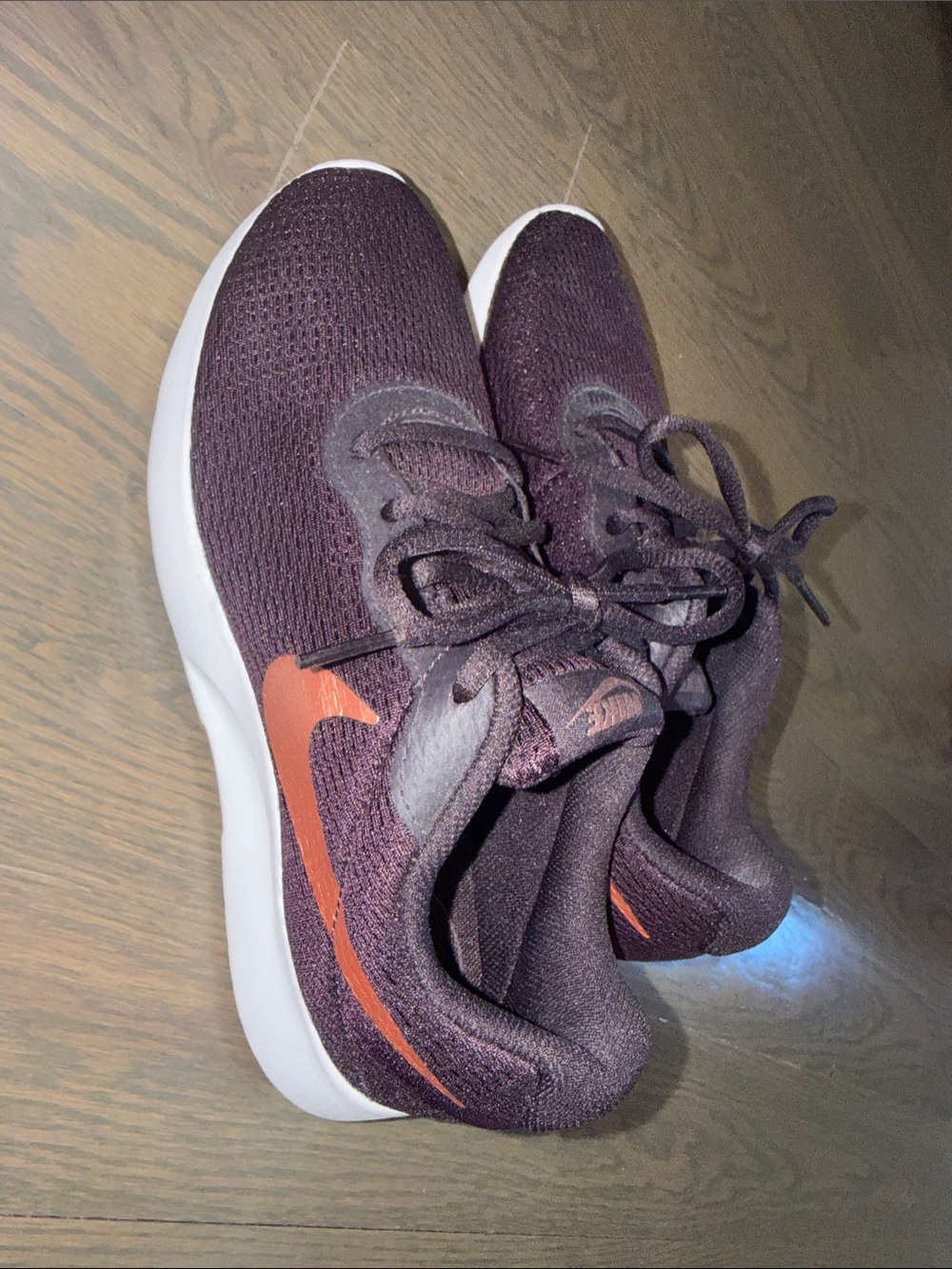 Nike Women's Plum Knit Running Shoes with Bronze Swoosh